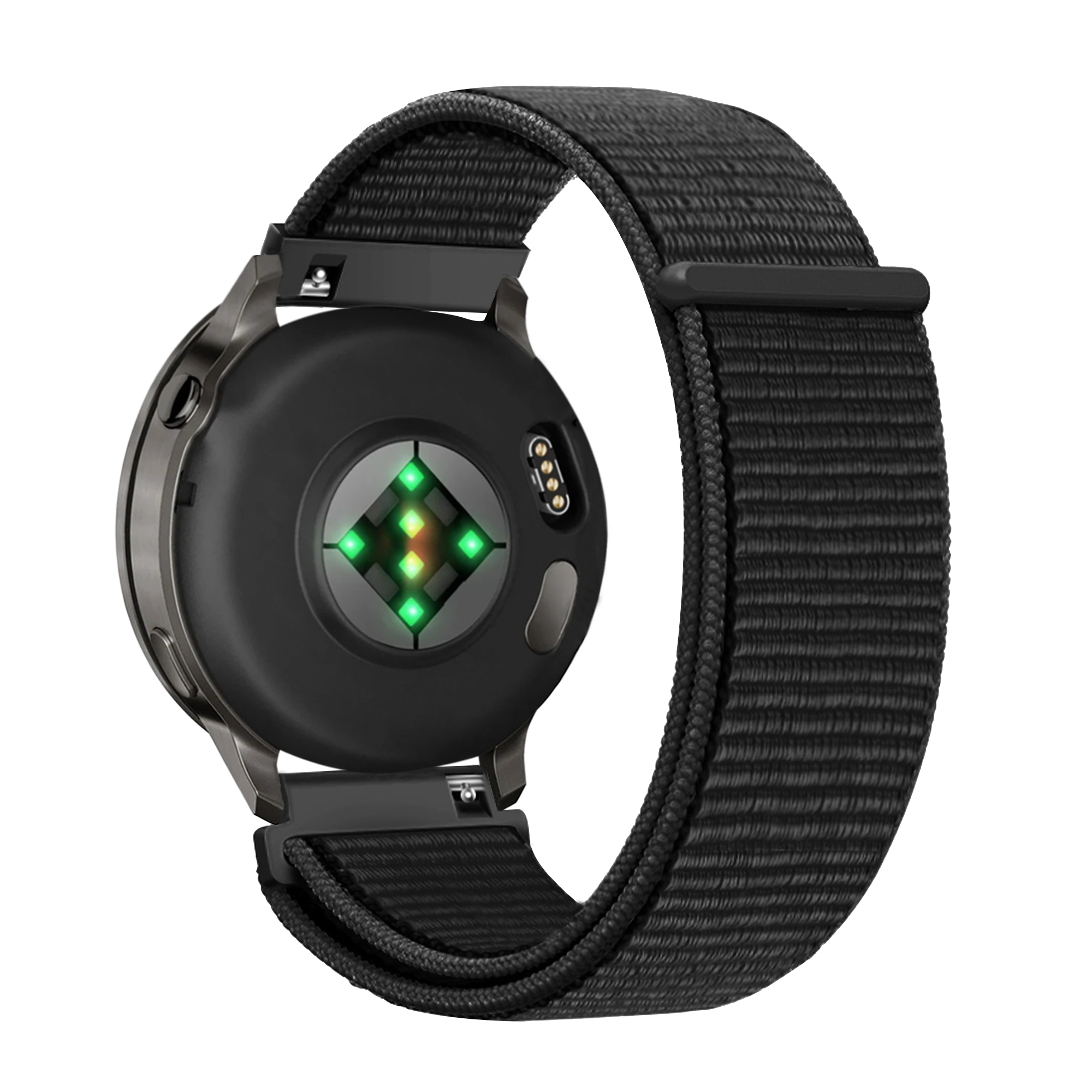 Bandz Garmin Forerunner 255s Nylon Loop Strap (Black)