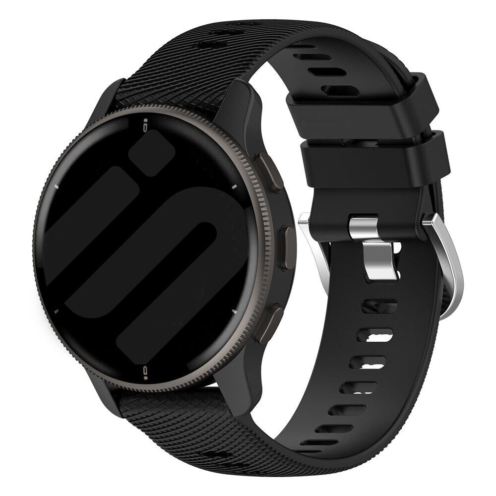 Garmin Vivomove Sport Silicone Strap (Black)