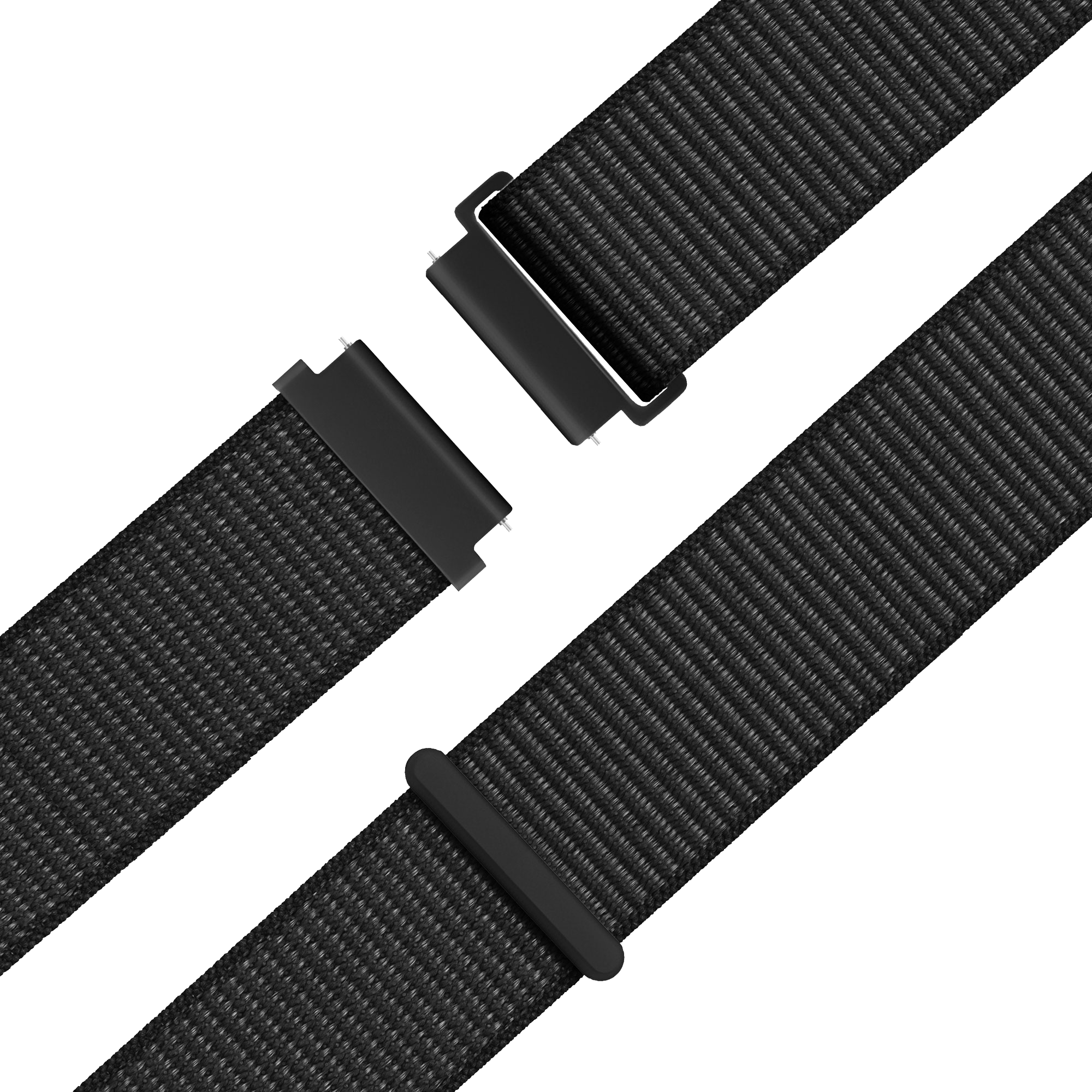 Bandz Garmin Forerunner 265s Nylon Loop Strap (Black)