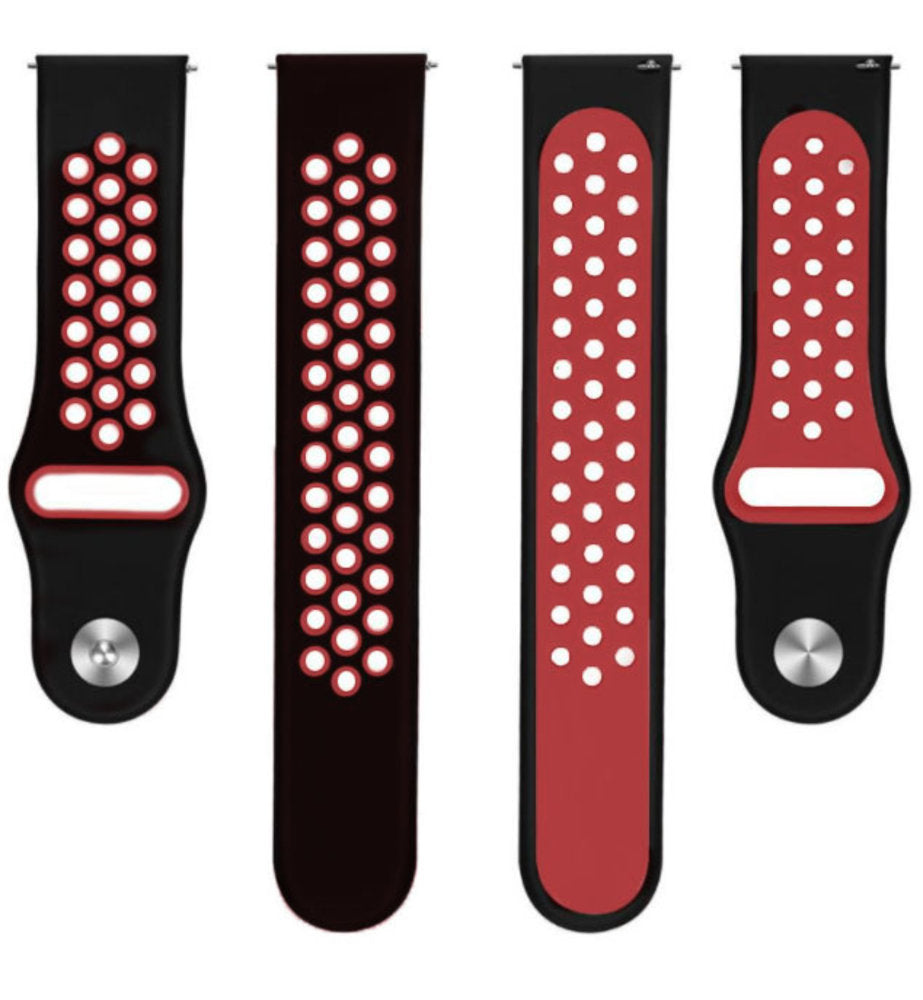 Coros Pace 2 Sport Strap (Black/Red)