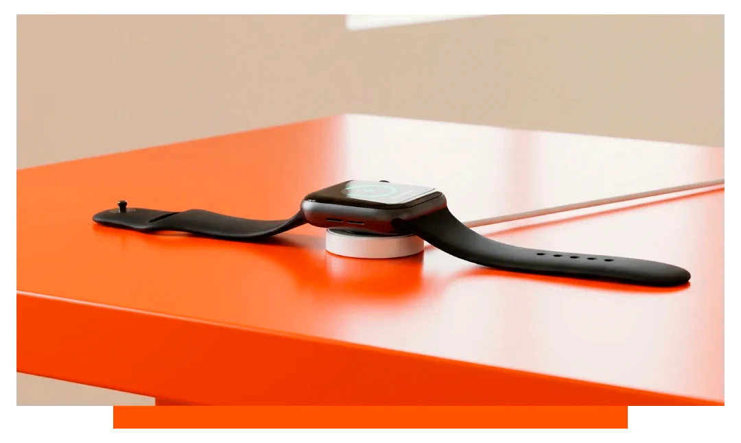 How can you charge your Apple Watch?