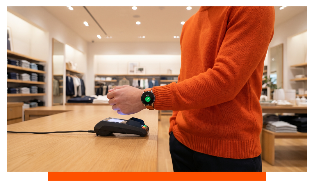 How do I set up contactless payments on my smartwatch?