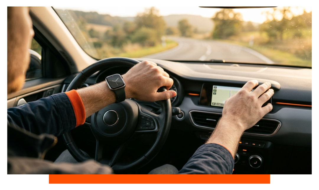 Smartwatch Auto Can i use my smartwatch in the car?