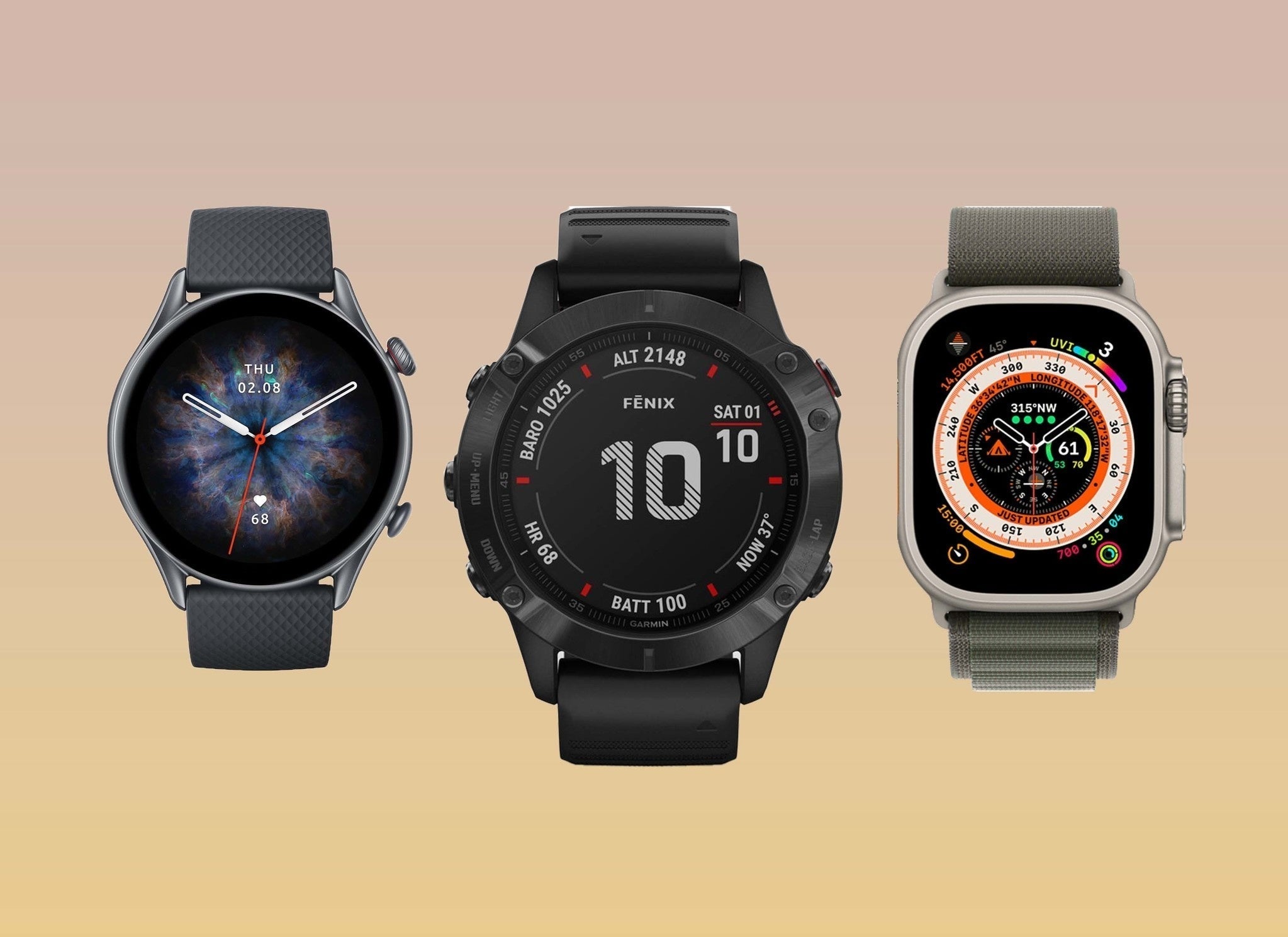 Smartwatches mit langer Akkulaufzeit