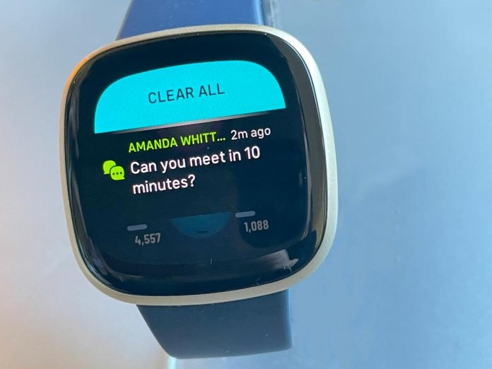 Hoe werkt Whatsapp op Fitbit