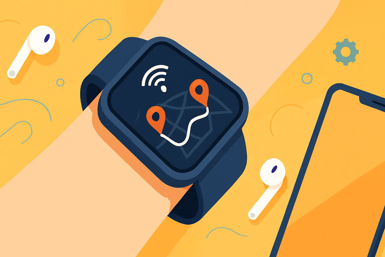 How do I turn on GPS on my smartwatch?