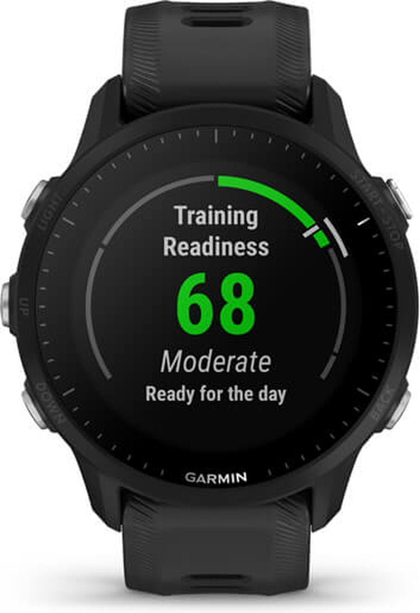 For Garmin Forerunner 935 22mm Two-Color Sports Silicone Watch Band (White Black