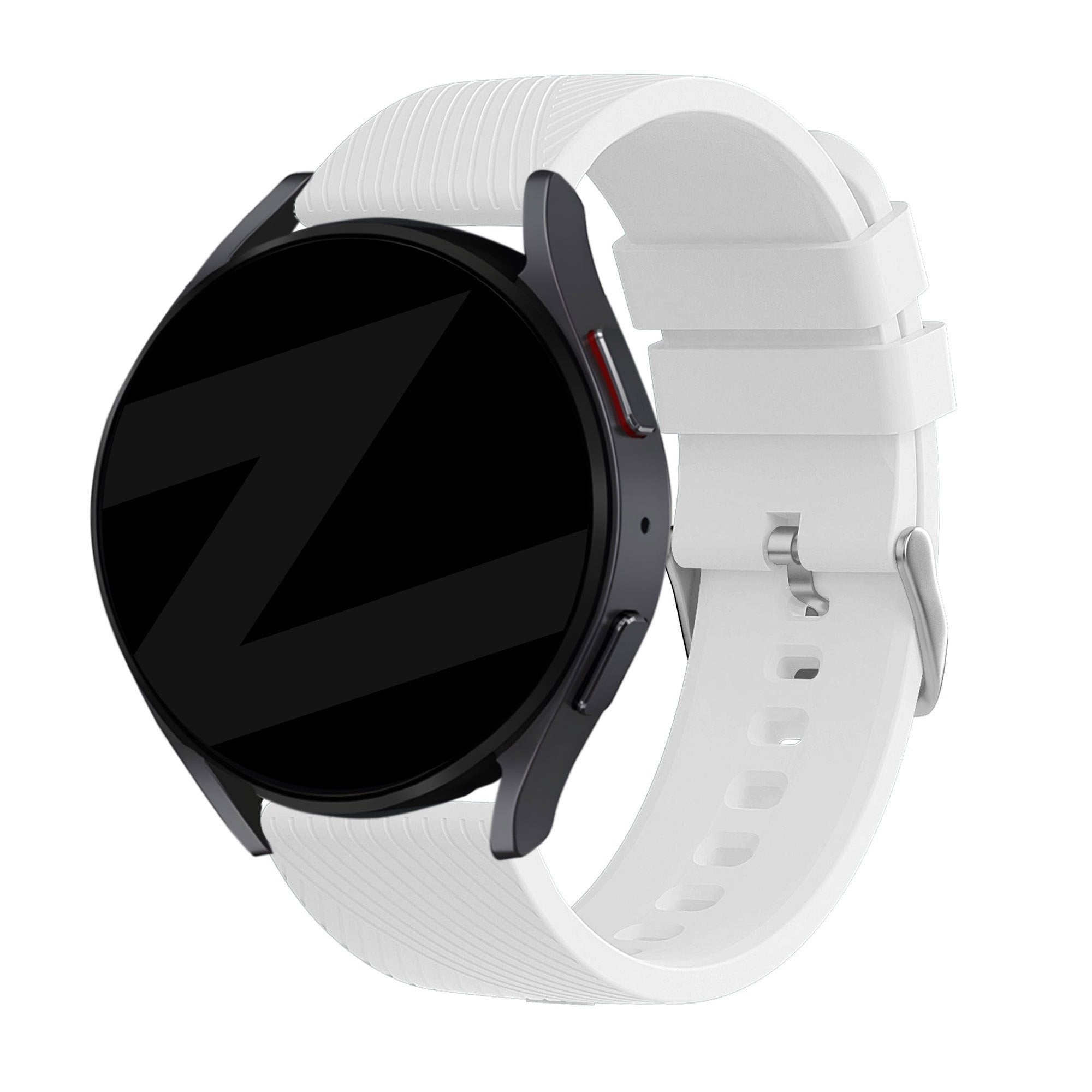 Bandz Realme Watch 3 (Pro) Silicone Strap 'Deluxe' (White)