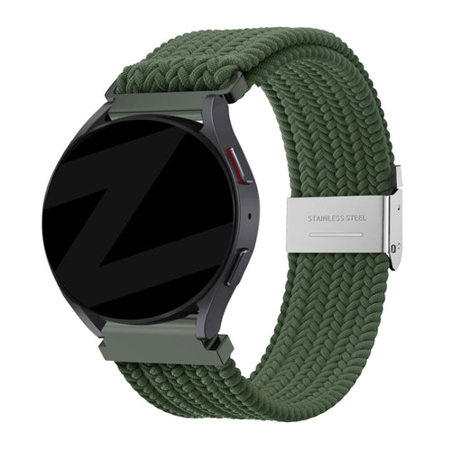 Bandz Suunto Race 2 Woven Nylon Strap (Olive Green)