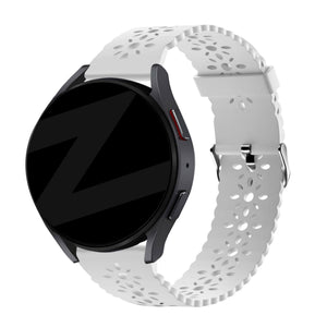 Bandz Coros Apex 2 Patterned Silicone Strap (White)