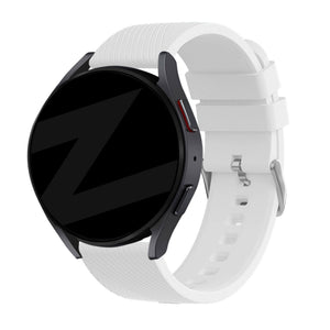 Bandz TicWatch 22mm Silicone Strap 'Deluxe' (White)