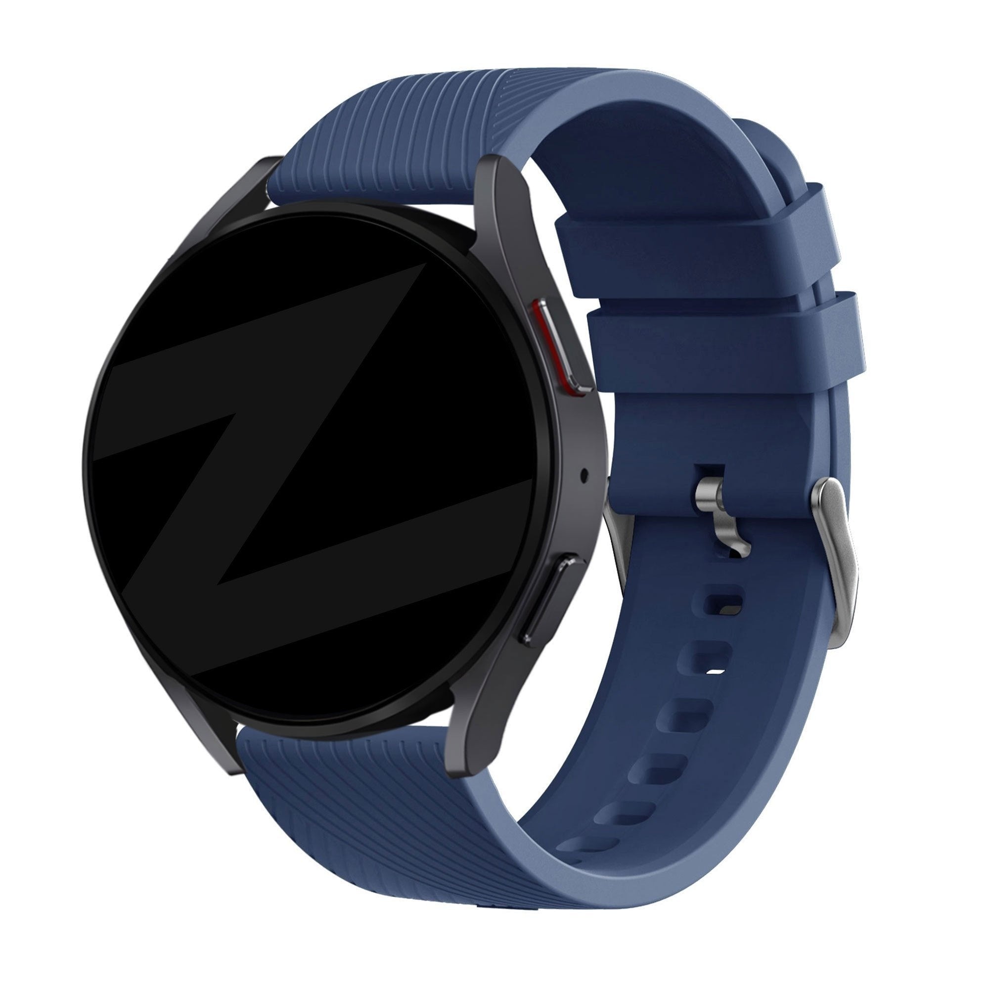 Bandz Realme Watch S (Pro) Silicone Strap 'Deluxe' (Dark Blue)