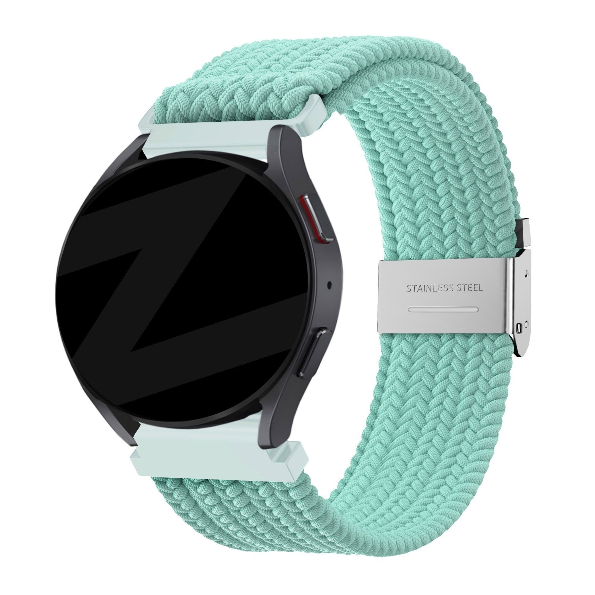 Bandz Amazfit Active 2 Woven Nylon Strap (Turquoise)