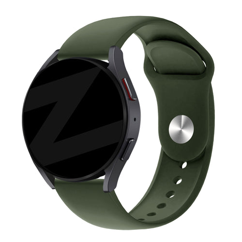 Bandz Pebble Round 2 - 20mm Sport Strap 'Deluxe' (Army Green)