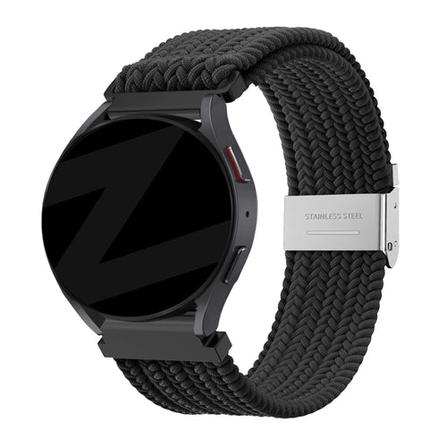 Bandz OnePlus Watch 3 Woven Nylon Strap (Black)