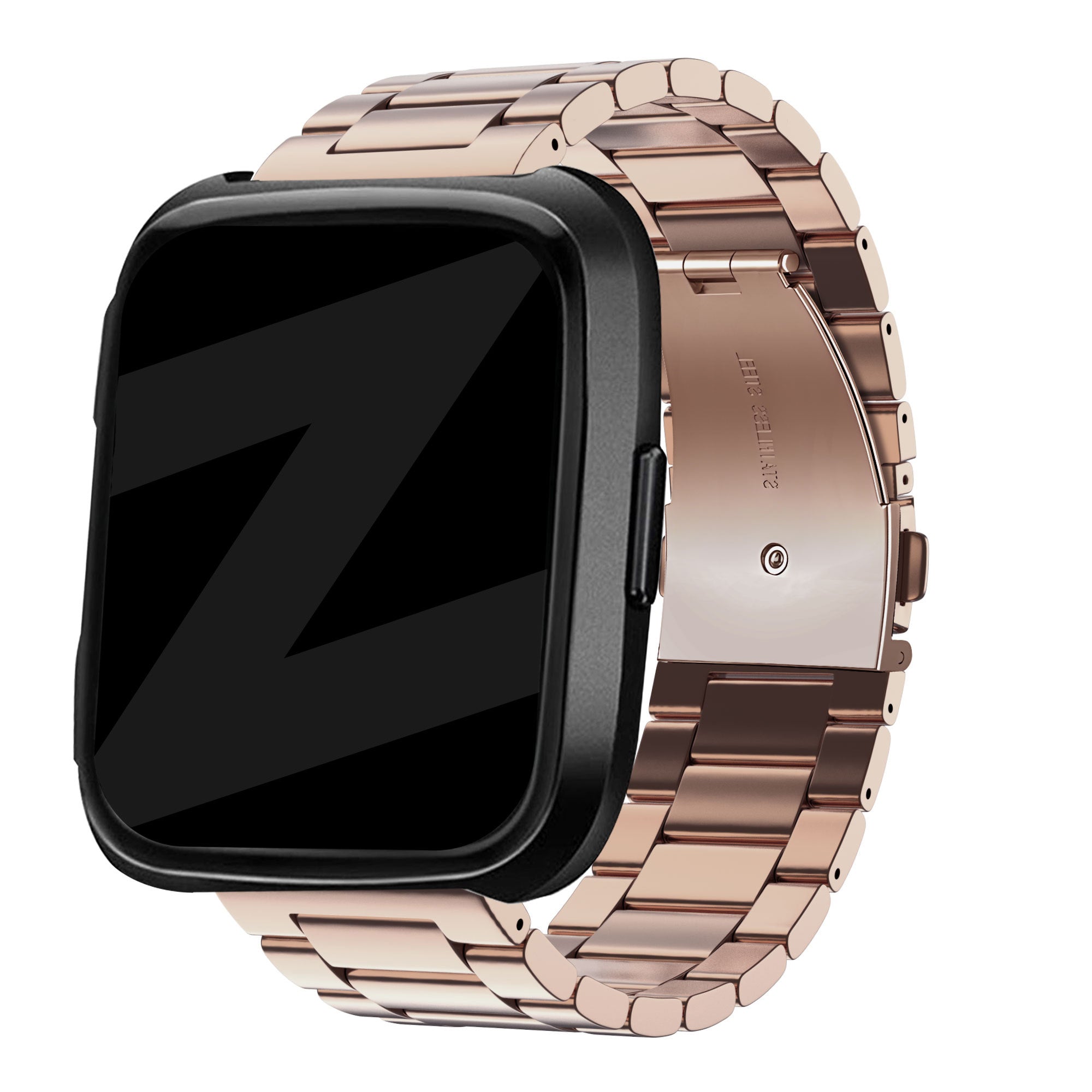 Fitbit Versa Steel Strap 'Classic' (Rose Gold)