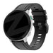 Bandz Garmin Approach S70 - 42mm Buckled Silicone Strap (Black)
