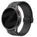 Bandz Samsung Galaxy Watch 4 Classic 46mm Silicone Strap with D-Buckle (Black)