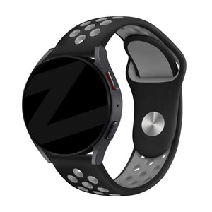 Bandz Oppo Watch X2 Sport Strap 'Deluxe' (Black/Grey)