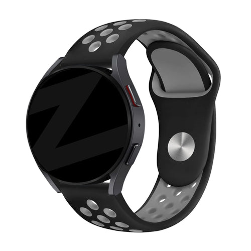 Bandz Oppo Watch X2 Sport Strap 'Deluxe' (Black/Grey)