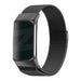 Bandz Fitbit Charge 5 Milanese Loop Strap (Black)