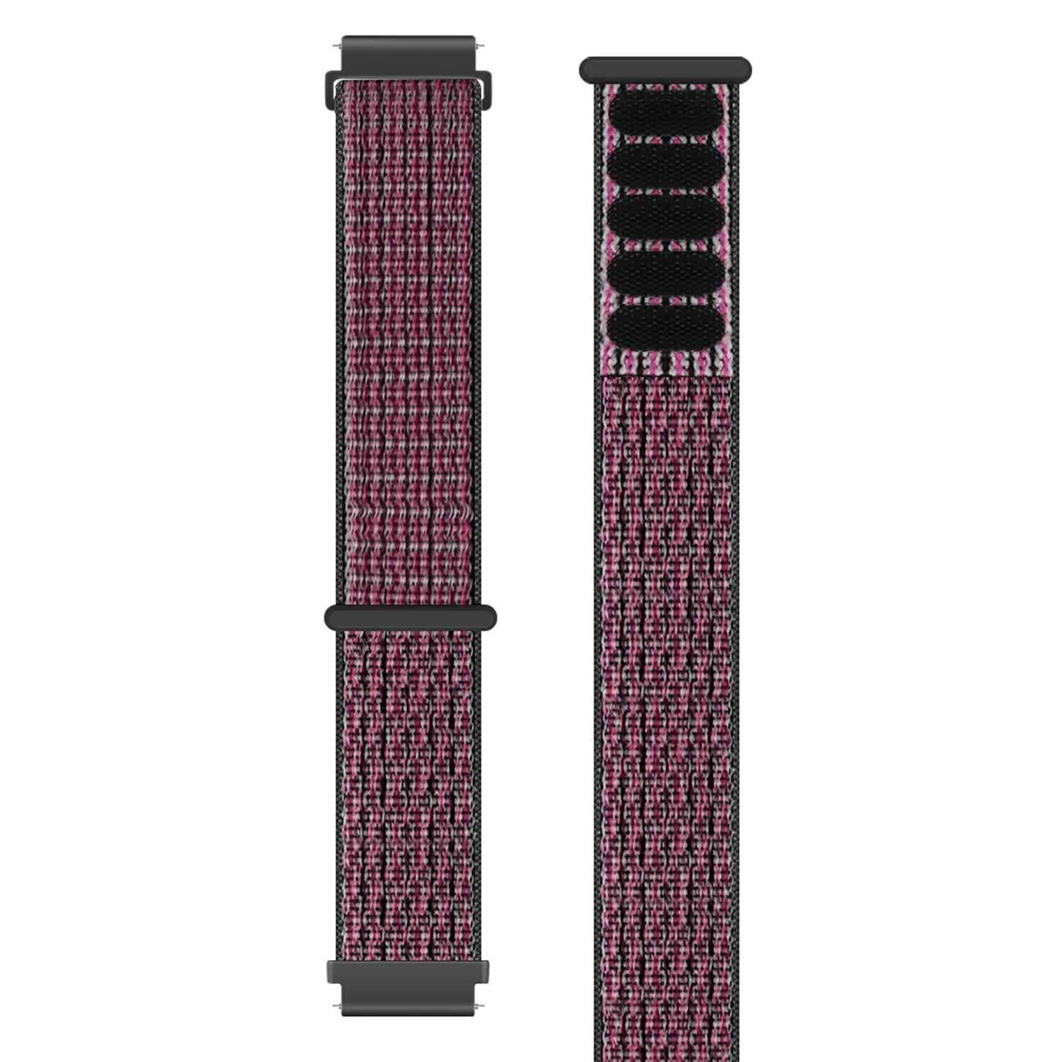 Withings ScanWatch Nova Nylon Strap (Crimson Berry)
