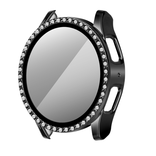 Samsung Galaxy Watch 7 - 40mm Diamond Case with Glass (Black)