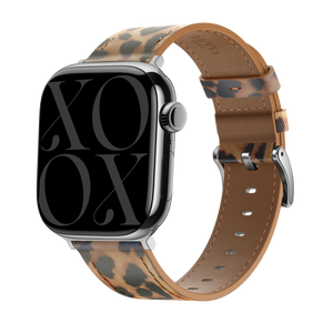 xoxo Wildhearts Apple Watch Leather Strap (Leopard)