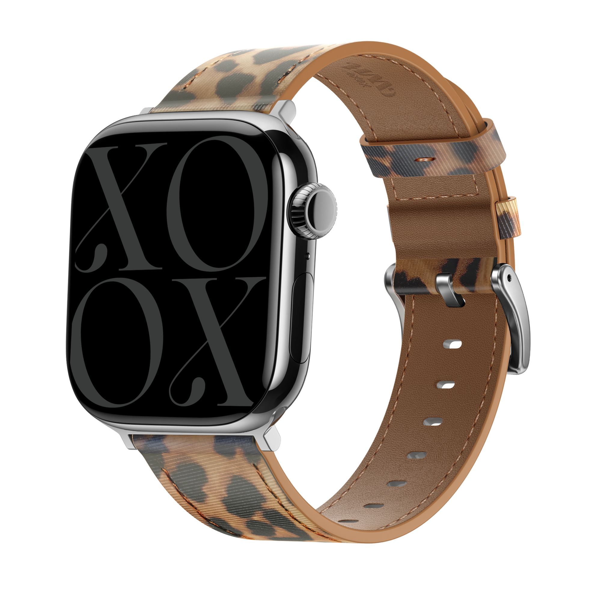 xoxo Wildhearts Apple Watch Leather Strap (Leopard)