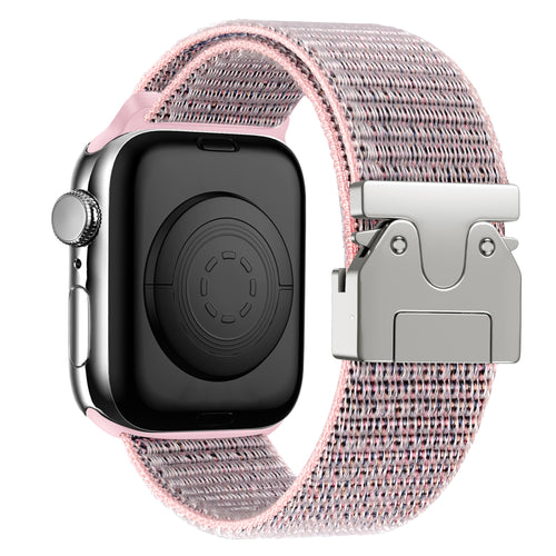 Bandz Apple Watch Ultra Nylon Strap 'Classic' P-Buckle (Pink Sand)