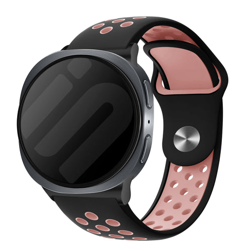 Samsung Galaxy Watch 8 - 44mm Sport Strap (Black/Pink)