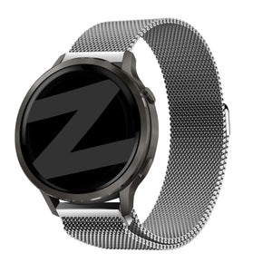 Bandz Garmin Forerunner 265s Milanese Loop Strap (Silver)