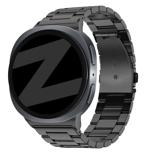 Bandz Samsung Galaxy Watch 8 - 44mm Steel Strap 'Classic' (Black)