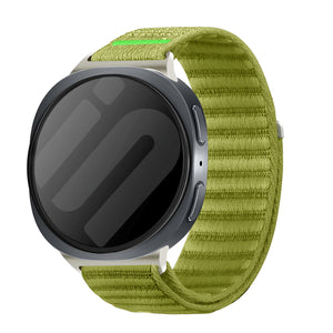Samsung Galaxy Watch 8 - 44mm Wave Nylon Strap (Field Green)