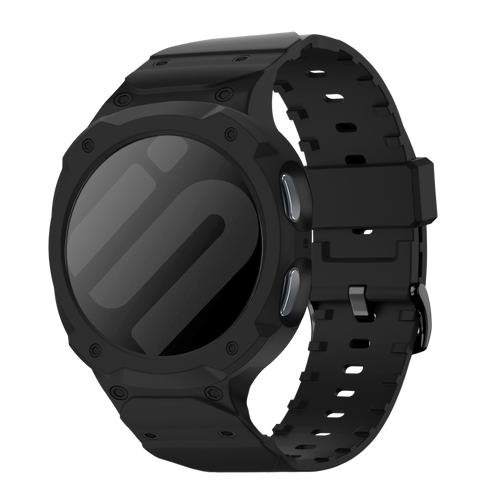 Samsung Galaxy Watch 8 - 44mm TPU Strap with Frame (Black)