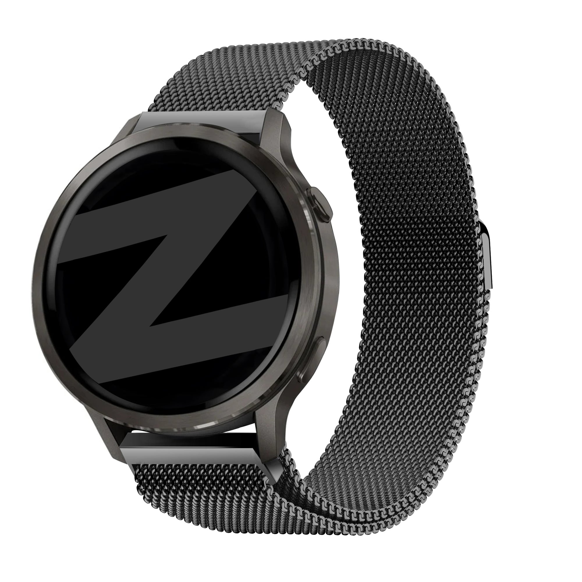 Bandz Garmin Vivomove 3s Milanese Loop Strap (Black)