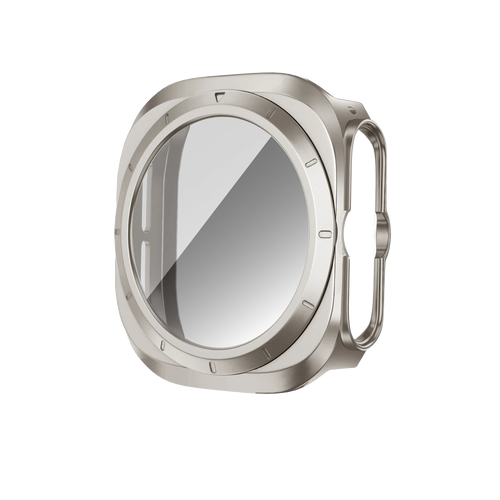 Bandz Samsung Galaxy Watch Ultra PC Case with Glass (Titanium)