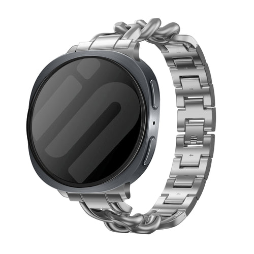 Samsung Galaxy Watch 8 - 40mm Steel Chain Strap (Silver)