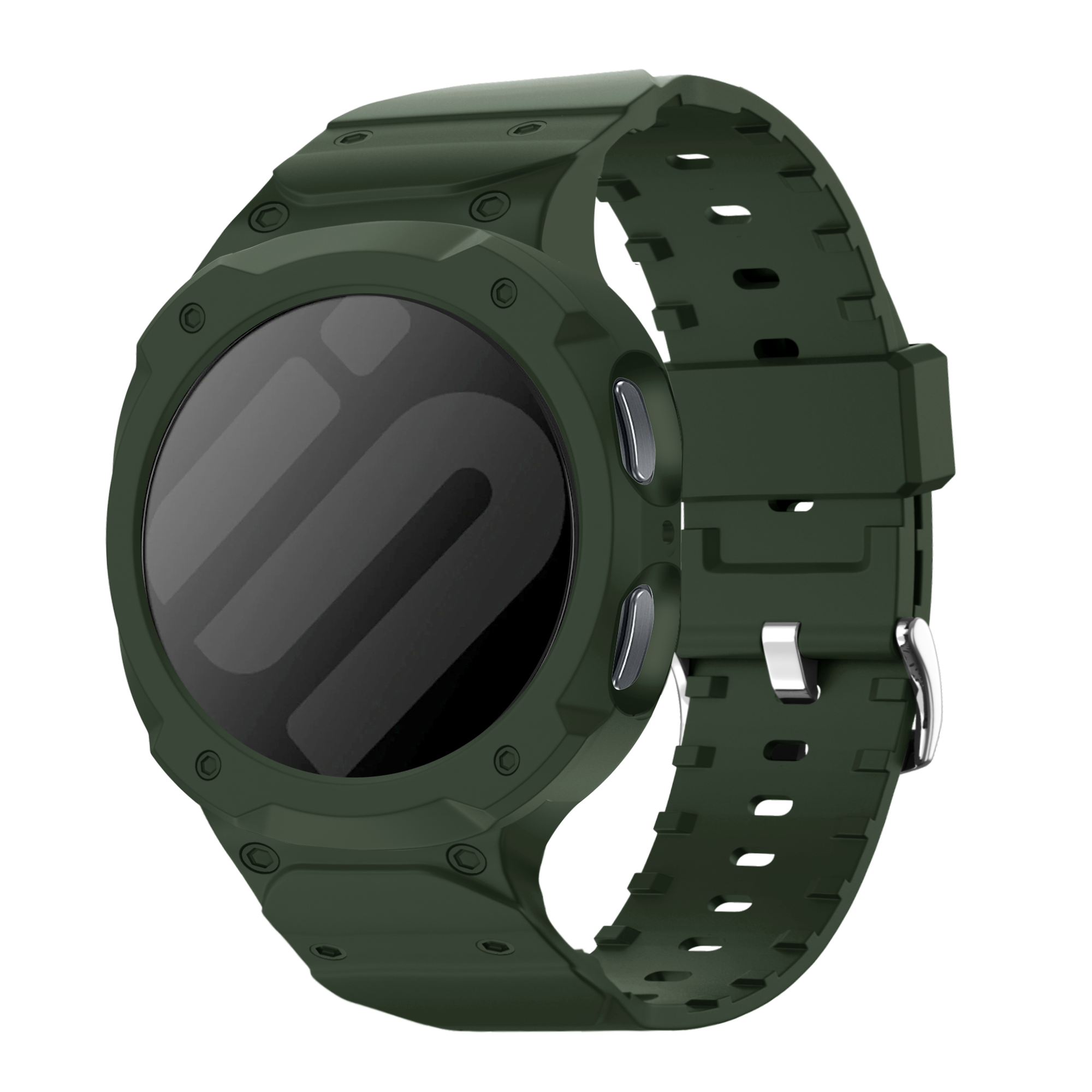 Samsung Galaxy Watch 8 - 44mm TPU Strap with Frame (Green)