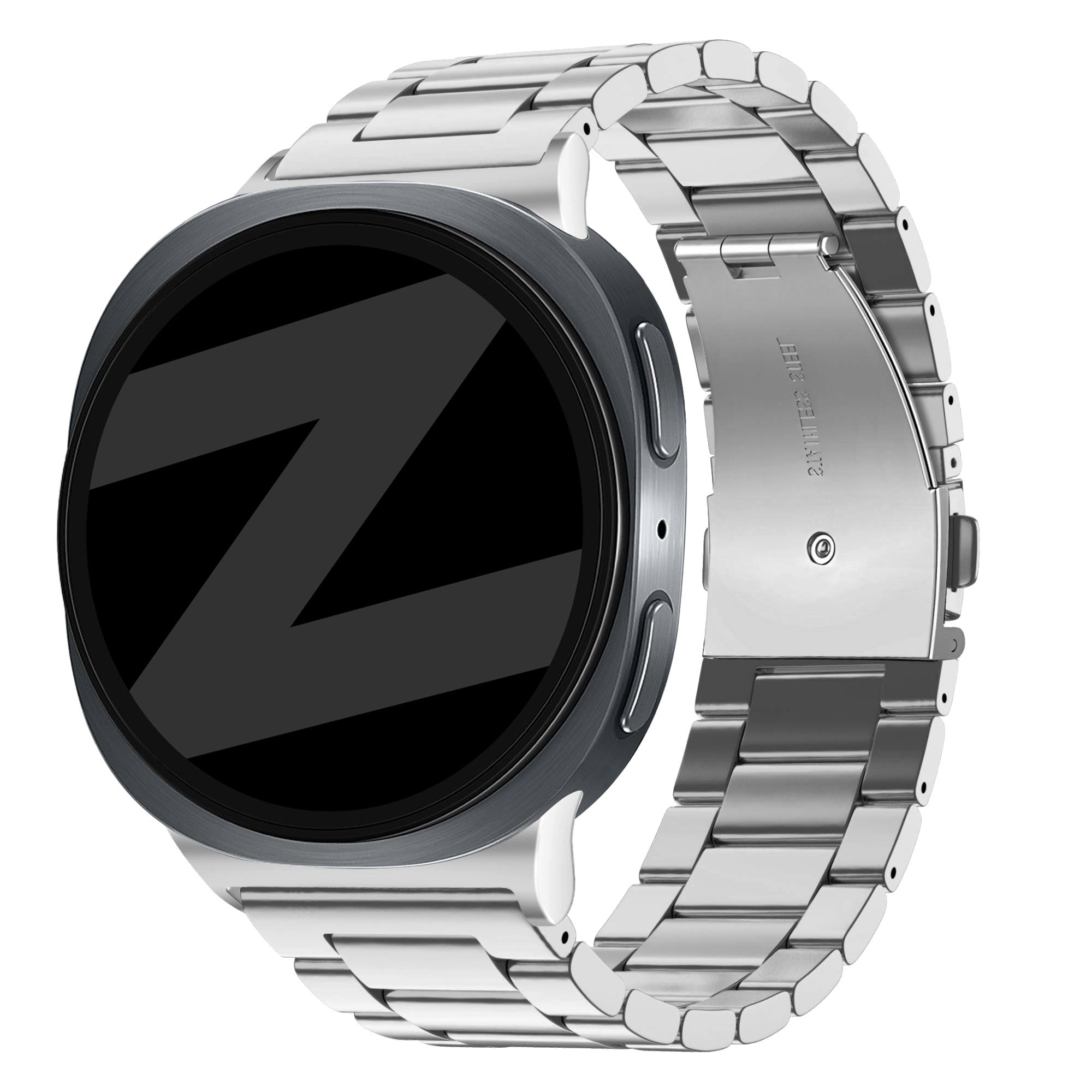Bandz Samsung Galaxy Watch 8 Classic Steel Strap 'Classic' (Silver)