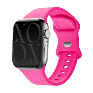 xoxo Wildhearts Apple Watch Silicone Strap (Bright Pink)