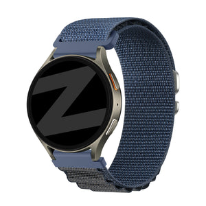 Bandz Amazfit GTS 4 Alpine Nylon Strap (Greyblue)