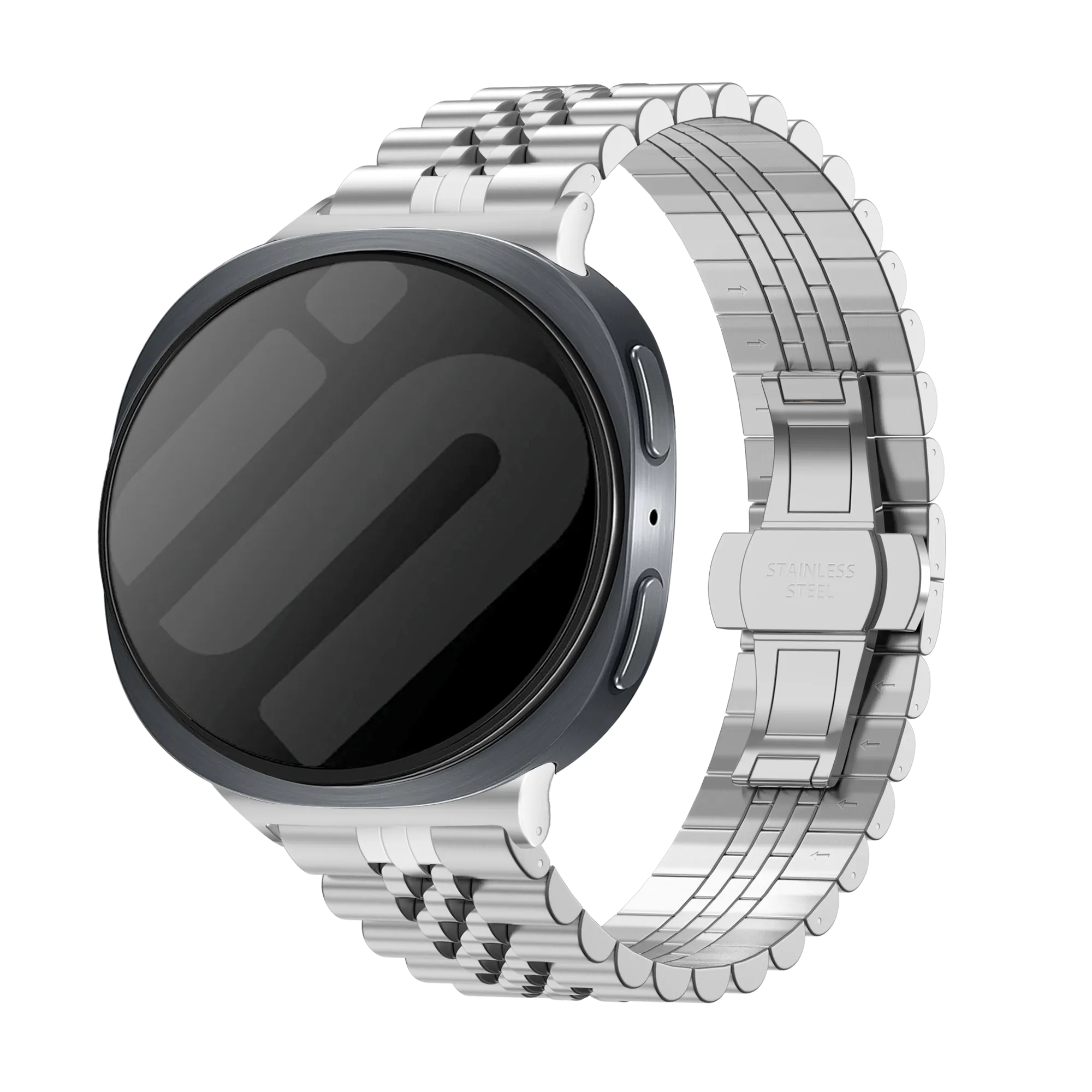 Samsung Galaxy Watch 8 - 44mm Jubilee Steel Strap (Silver)