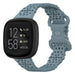 Fitbit Versa 3 Silicone Strap with Pattern (Greyblue)
