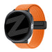 Bandz Samsung Galaxy Watch 8 - 44mm Magnetic Braided Strap (Orange)