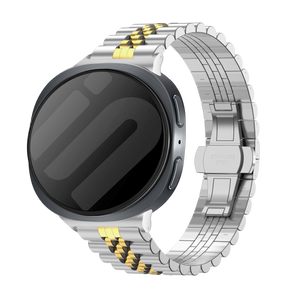 Samsung Galaxy Watch 8 - 40mm Jubilee Steel Strap (Silver/Gold)