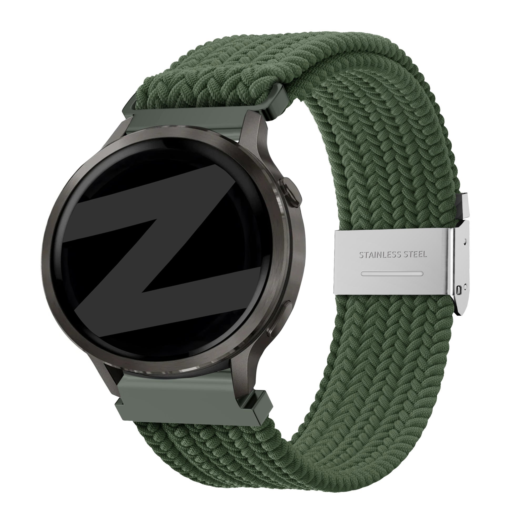 Bandz Garmin D2 Air X15 Woven Nylon Strap (Olive Green)