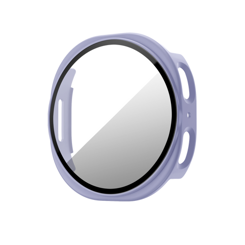 Bandz Samsung Galaxy Watch 8 - 40mm PC Cover with Glass (Purple)