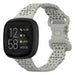 Fitbit Versa 3 Silicone Strap with Pattern (Gray)