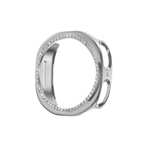 Bandz Samsung Galaxy Watch 8 - 40mm Diamond PC Case (Silver)
